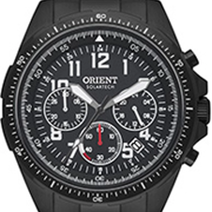 Orient Solartech Cronografo Sports Pilot MPSSC032 preto