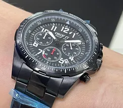 Relógio Orient Solartech Cronógrafo Sports Pilot MPSSC032 Preto | Taniguchi Relógios - imagem 3