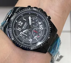 Relógio Orient Solartech Cronógrafo Sports Pilot MPSSC032 Preto | Taniguchi Relógios - imagem 6