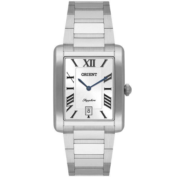 Orient Quartzo Eternal Classico "Tank" GBSS1058 branco