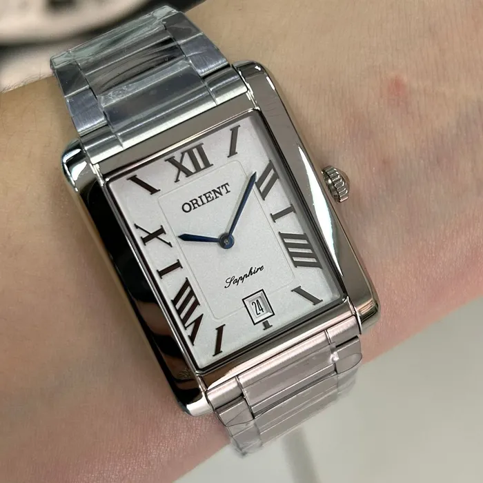 Relógio Orient Eternal Tank Quartz GBSS1058 Branco 29mm | Taniguchi Relógios