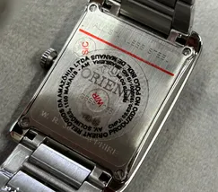 Orient Quartzo Eternal Classico "Tank" GBSS1058 branco - imagem 7