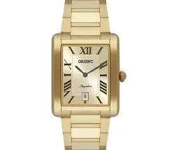 Orient Quartzo Eternal Classico "Tank" Dourado GGSS1021 Champanhe - imagem 2