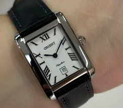 Relógio Orient Quartzo Eternal Feminino "Tank" LBSC1009 branco - imagem 5