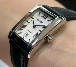 Relógio Orient Quartzo Eternal Feminino "Tank" LBSC1009 branco - imagem 3