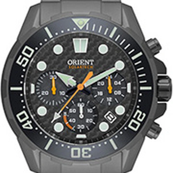 Orient Solartech Cronografo Sports Sea IPBlack MYSSC016 Preto