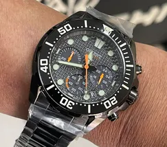 Orient Solartech Cronografo Sports Sea IPBlack MYSSC016 Preto - imagem 1