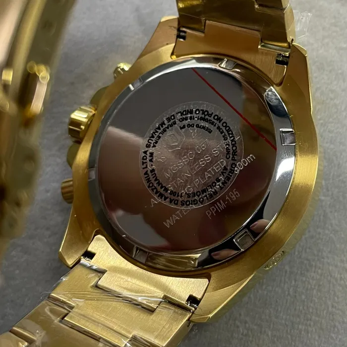 Orient Solartech Cronografo Sports Sea Dourado MGSSC057 preto