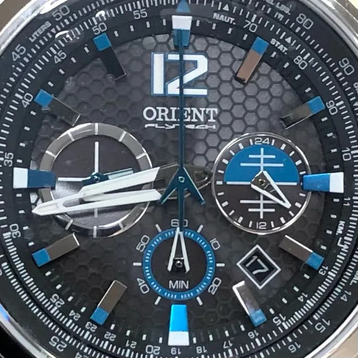 Orient Flytech Cronografo Solar Pilot MBTTC017 Titaniun