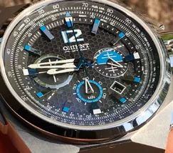 Orient Flytech Cronografo Solar Pilot MBTTC017 Titaniun - imagem 6