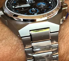 Orient Flytech Cronografo Solar Pilot MBTTC017 Titaniun - imagem 5