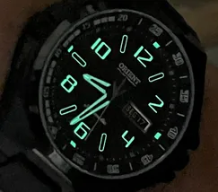 Orient Flytech Automático Titanium IPBlack Pilot F49PP033 Preto - imagem 6