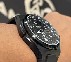 Orient Flytech Automático Titanium IPBlack Pilot F49PP033 Preto - imagem 3