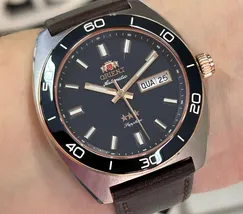 Orient 3 Estrelas Automático Elegance YN6MC019 Azul - imagem 1