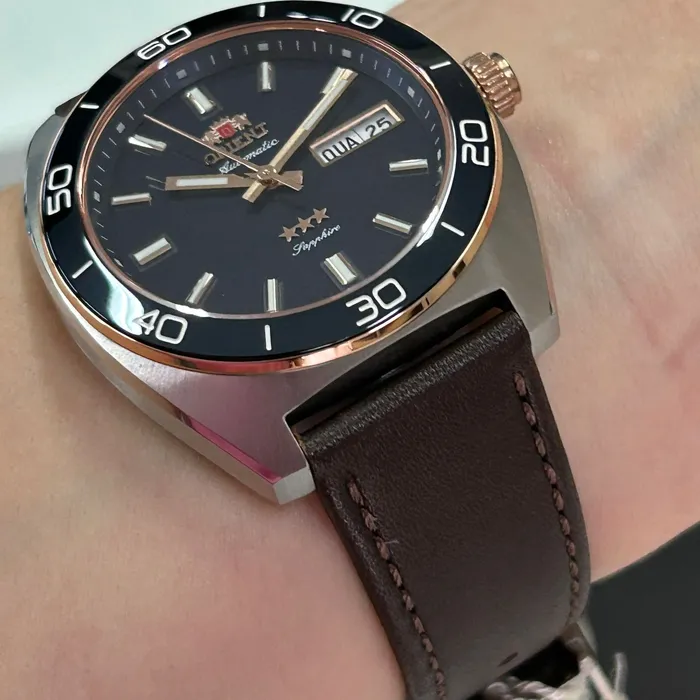 Orient 3 Estrelas Automático Elegance YN6MC019 Azul