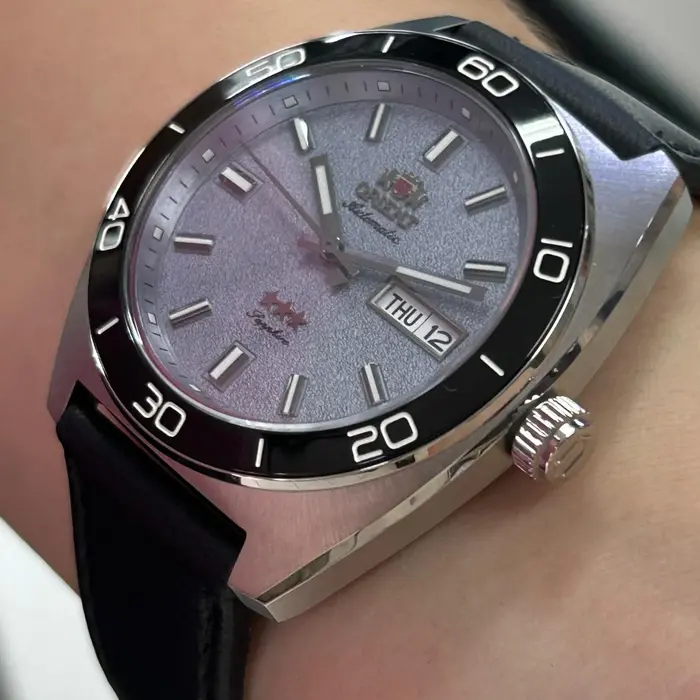 Orient 3 Estrelas Automático Elegance YN6SC019 Azul Celeste