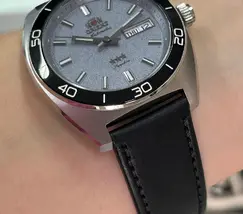 Orient 3 Estrelas Automático Elegance YN6SC019 Azul Celeste - imagem 5