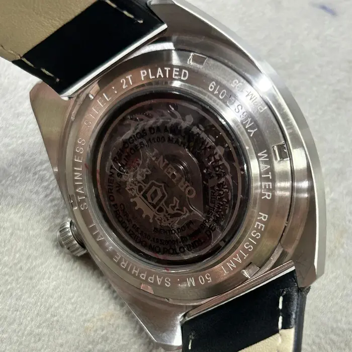 Orient 3 Estrelas Automático Elegance YN6SC019 Azul Celeste