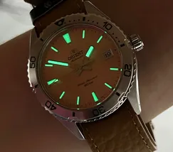 Orient Automático Mako 40 NATO RAAC0Q05P30B salmão - imagem 5