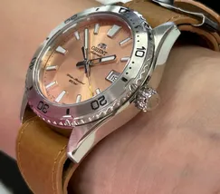 Orient Automático Mako 40 NATO RAAC0Q05P30B salmão - imagem 3