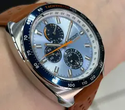 Orient Solartech Cronografo perpetual Calendar Edição Especial MBSCC070 A1MX Azul celeste - imagem 3