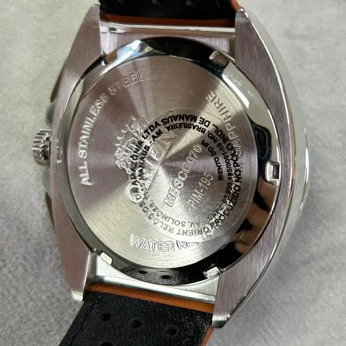 Orient Solartech Cronografo perpetual Calendar Edição Especial MBSCC070 A1MX Azul celeste