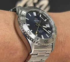 Orient Automático Mako 40 Diver RAAC0Q02L30B Azul - imagem 2