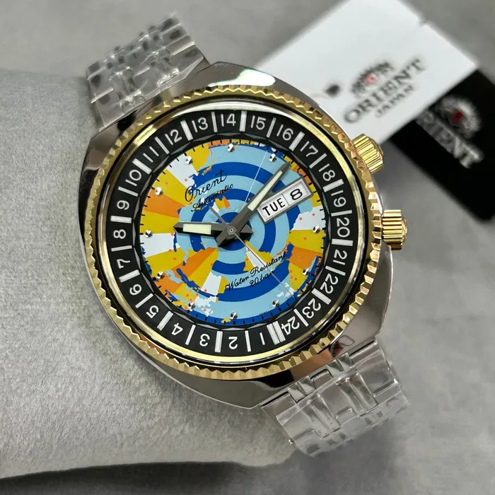 Orient Automático World Map 75th Anniversary Limited Edition RAAA0E08Y39B Revival 1969