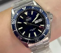 Orient Automático Mako Kamasu diver RAAA0002L39B Azul - imagem 1
