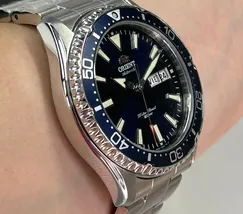 Orient Automático Mako Kamasu diver RAAA0002L39B Azul - imagem 3