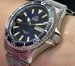 Orient Automático Mako Kamasu diver RAAA0002L39B Azul - imagem 4