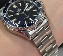 Orient Automático Mako Kamasu diver RAAA0002L39B Azul - imagem 5