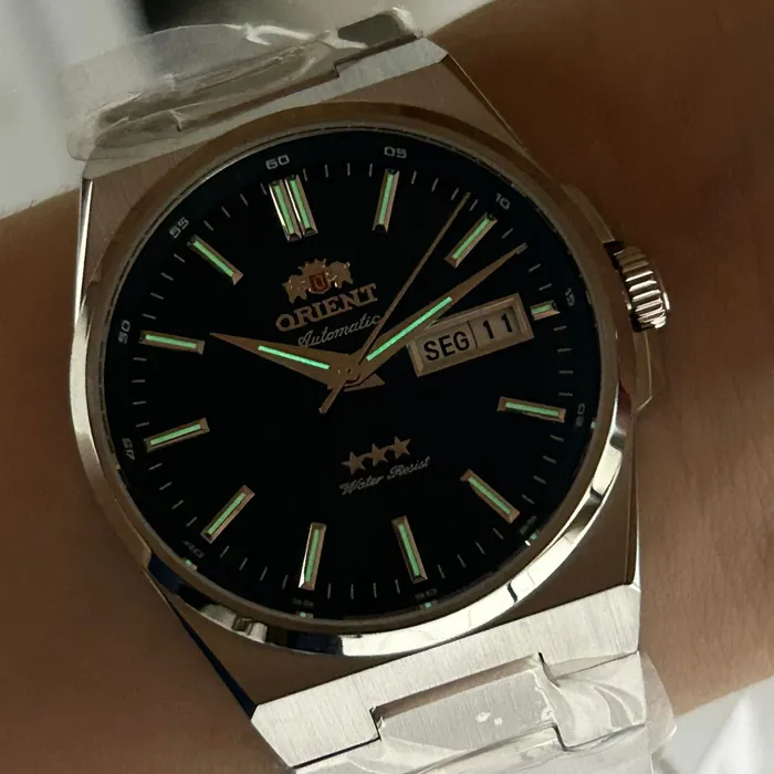 Orient 3 Estrelas Automático Elegance YN6SS020 Preto (PRX)