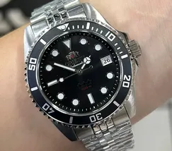 Orient 3 Estrelas Automático Sports sea Submariner 39 YN6SS023 preto - imagem 1