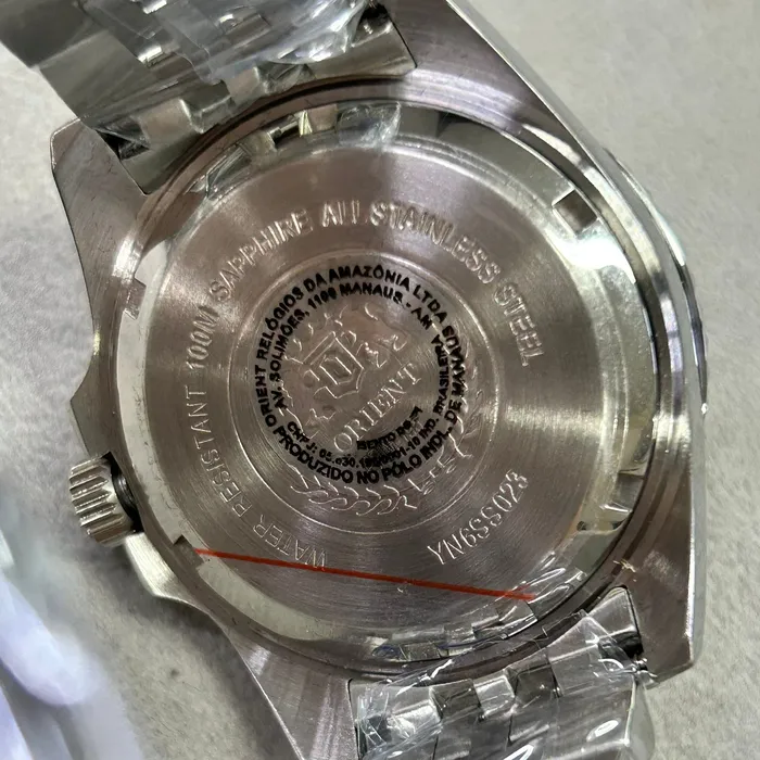 Orient 3 Estrelas Automático Sports sea Submariner 39 YN6SS023 preto