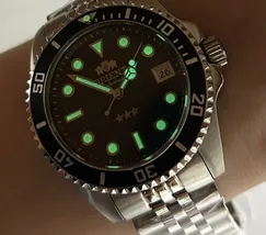Orient 3 Estrelas Automático Sports sea Submariner 39 YN6SS023 preto - imagem 6