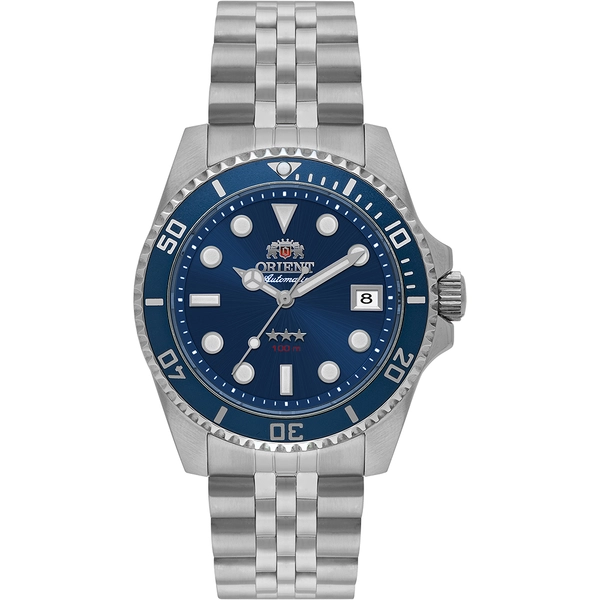 Orient 3 Estrelas Automático Sports sea Submariner 39 YN6SS023 azul