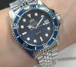 Orient 3 Estrelas Automático Sports sea Submariner 39 YN6SS023 preto - imagem 1