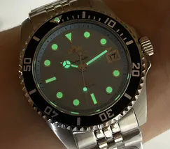 Orient 3 Estrelas Automático Sports sea Submariner 39 YN6SS023 azul celeste - imagem 6