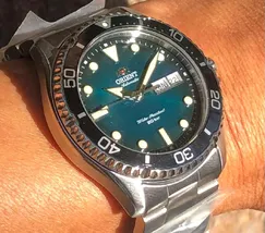 Orient Kamasu II RA-AA0811E39B Automático Safira Verde | Taniguchi Relógios - imagem 6