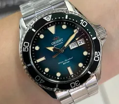 Orient Kamasu II RA-AA0811E39B Automático Safira Verde | Taniguchi Relógios - imagem 1