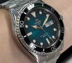 Orient Kamasu II RA-AA0811E39B Automático Safira Verde | Taniguchi Relógios - imagem 3