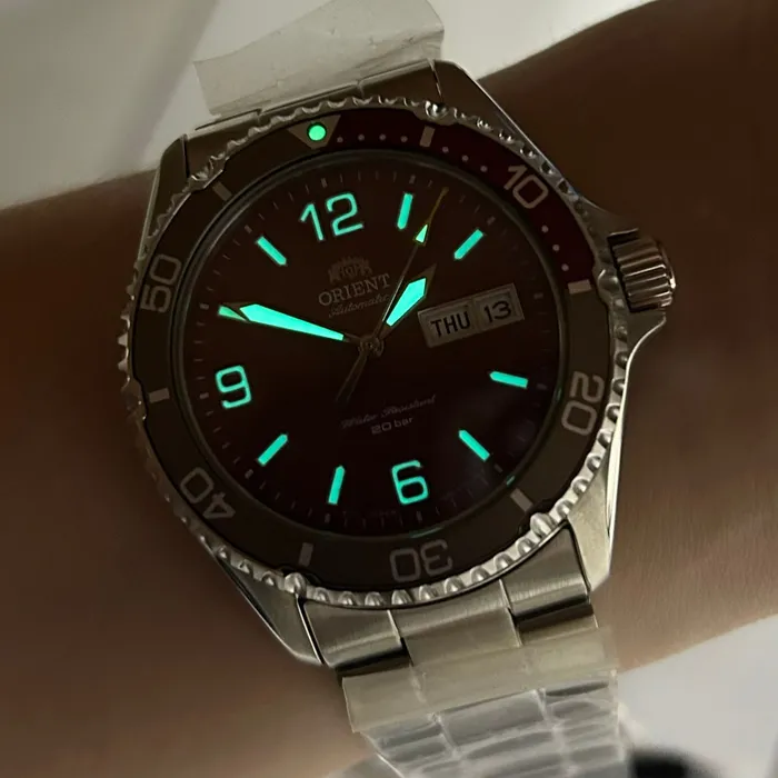 Orient Automático Diver Mako 3 RAAA0820R19B Bordo
