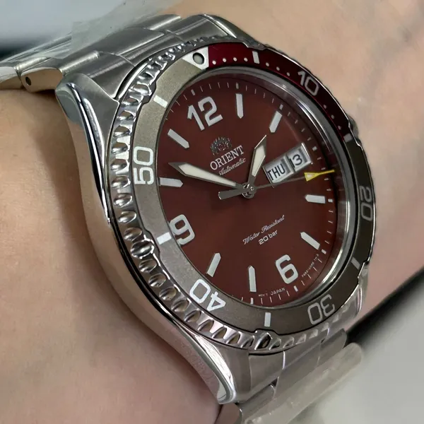 Orient Automático Diver Mako 3 RAAA0820R19B Bordo