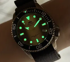 Orient Automático Diver Triton 70th Anniversary Limited Edition RAAC0K05G00B Jaguar focus - imagem 7