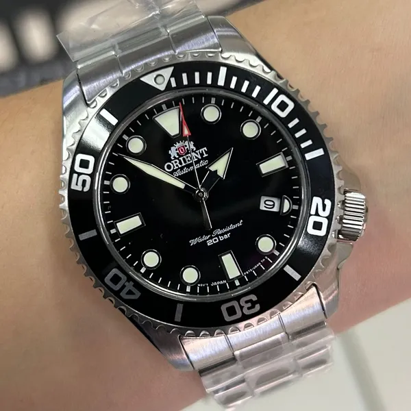 Orient Automático Diver Triton  RAAC0K01B10B Preto