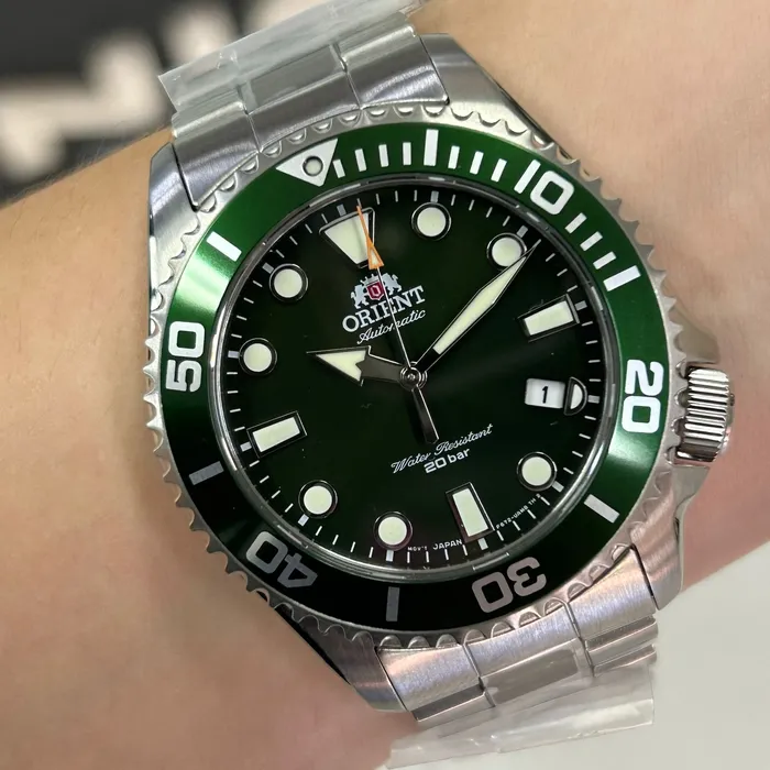 Orient Automático Diver Triton  RAAC0K02E10B verde
