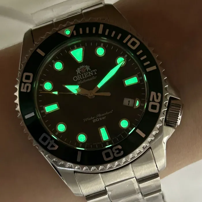 Orient Automático Diver Triton  RAAC0K02E10B verde