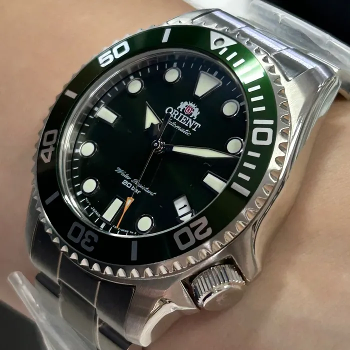 Orient Automático Diver Triton  RAAC0K02E10B verde