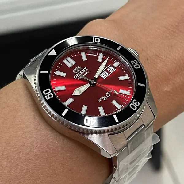 Orient Automático Diver Kanno  RAAA0915R19B Vermelho